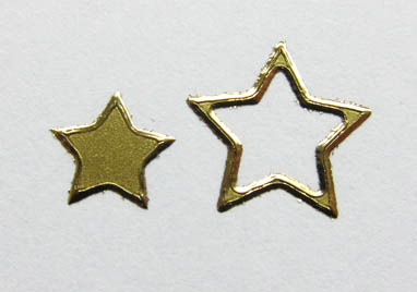 Sticker Sterne II gold